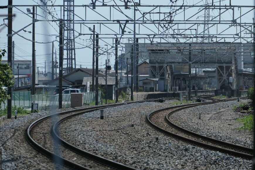 東武日光線 新鹿沼駅 作業員接触事故現場