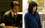 公文書改ざん作業を強いられた公務員を吉岡秀隆（写真左）、意図せず事件の当事者となった妻の役を寺島しのぶが好演（写真：Netflix）