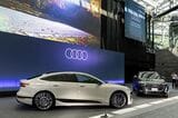 アウディ「A6 e-tron」シリーズおよび発表会の様子（写真：三木 宏章）