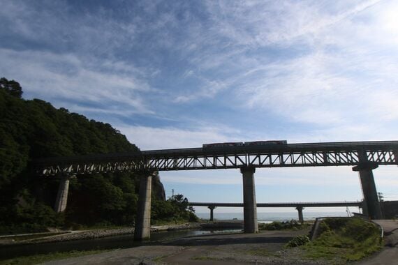 三陸鉄道の安家川橋梁