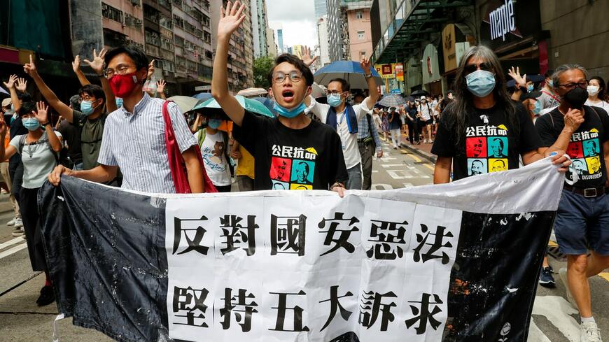 国家安全法の施行で香港は厳戒態勢に入っている（写真：ロイター／アフロ）