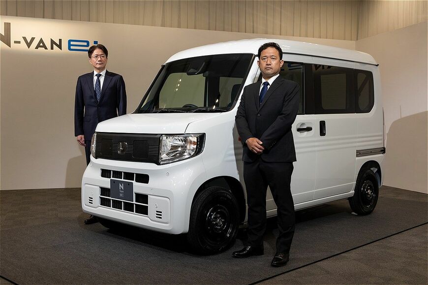 N-VAN e:発表取材会の様子（写真：三木宏章）