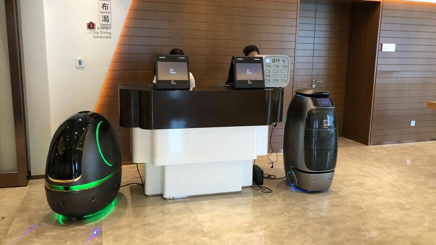中国の近未来型ホテルで見た「もの運びロボット」と「超高性能AIスピーカー」の驚くべき実態とは？（写真：筆者撮影）