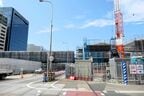 この付近の地下に箕面船場阪大前駅が開業する