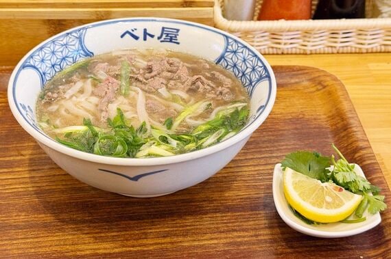 朝の定番牛肉フォー