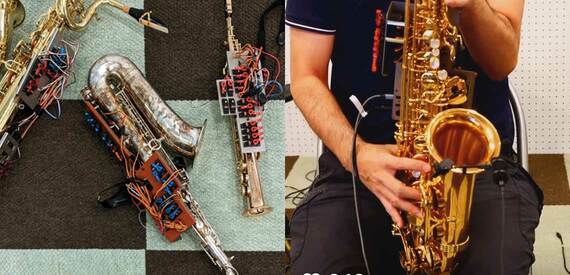 半自動演奏ロボット