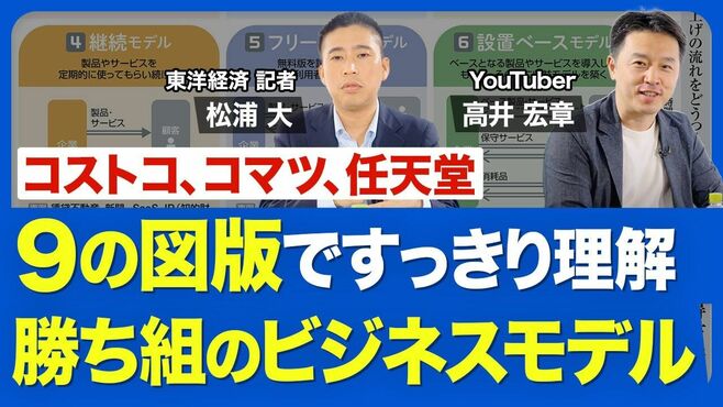 世の中のビジネスモデルは「9つの図解」で…