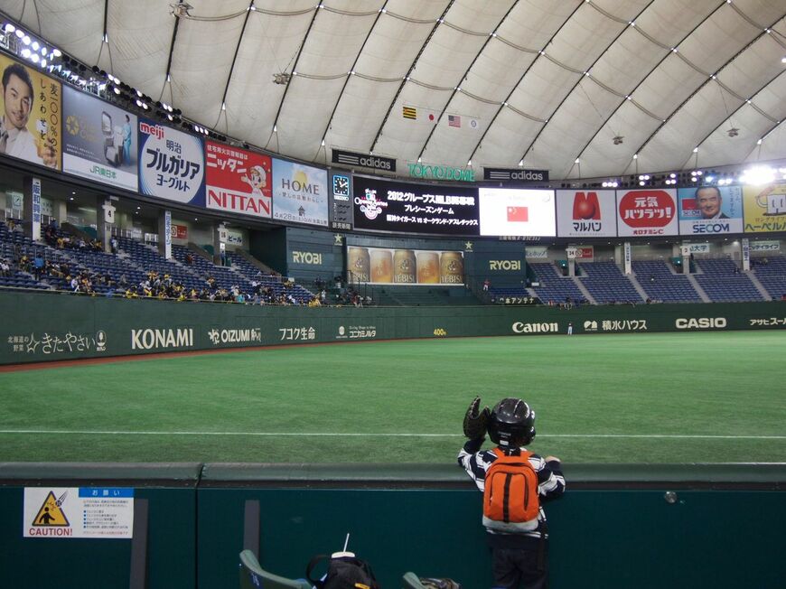 2012プレシーズンゲーム（写真：筆者撮影）