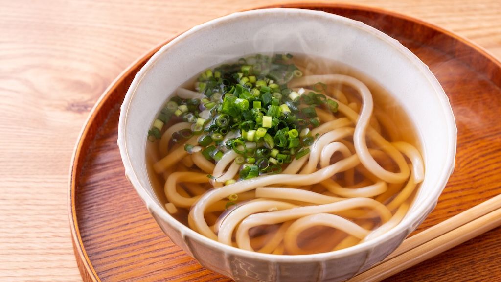 セルフ式うどん 火傷
