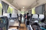 大平台みなと荘行き直通バスの車内（筆者撮影）
