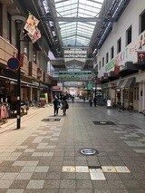復興が進んだ新長田の商店街（筆者撮影）