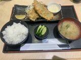 1150円の「“生”あじフライ定食」④（筆者撮影）