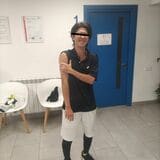 ジョージアでは野犬に“キス”されてしまい、現地の病院で急きょ、狂犬病ワクチンを打った（筆者撮影）