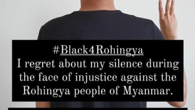 #Black4Rohingyaが映すミャンマー内の大変化