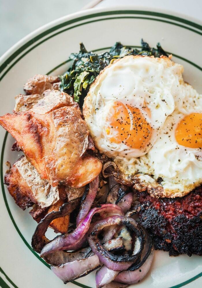 Jon & Vinny’sの朝食プレート