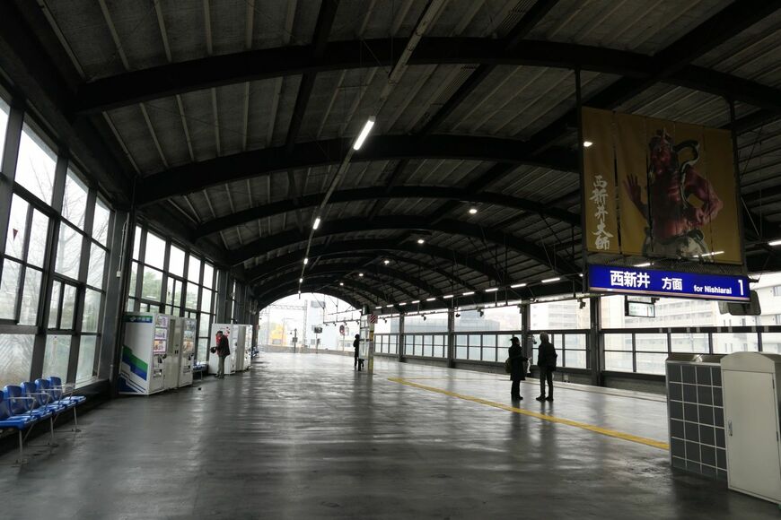 大師前駅のホーム