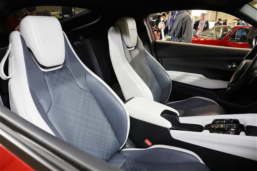 2025年秋発売予定のホンダ新型「プレリュード」（筆者撮影）