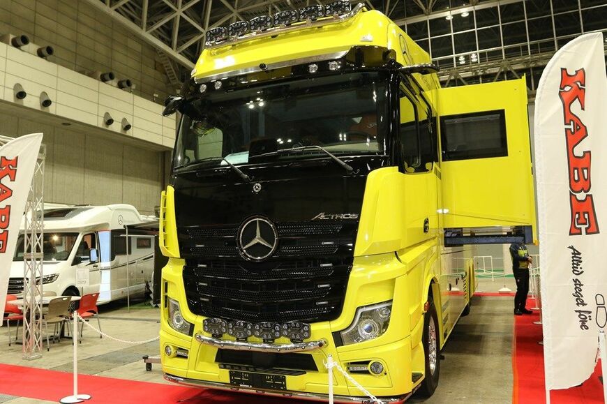 STX Motorhomeのディテールや情報（筆者撮影）