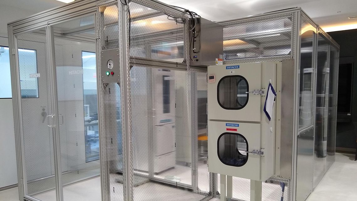 据置型室圧可変式小型クリーンブース