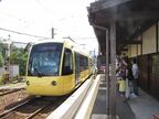 北府駅にやってきた「キーボ」