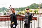 左が東武日光駅管区副管区長で鬼怒川温泉駅長の廣長さん、
