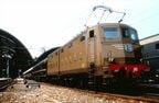 ミラノ中央駅に停車するVSOE。今はルート変更で