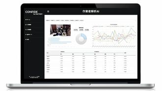 製造業向けAIの管理画面