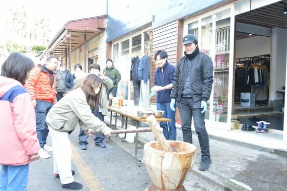 餅つき