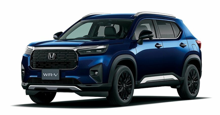 一部改良モデルのホンダ「WR-V」および特別仕様車ブラックスタイル（写真：本田技研工業）