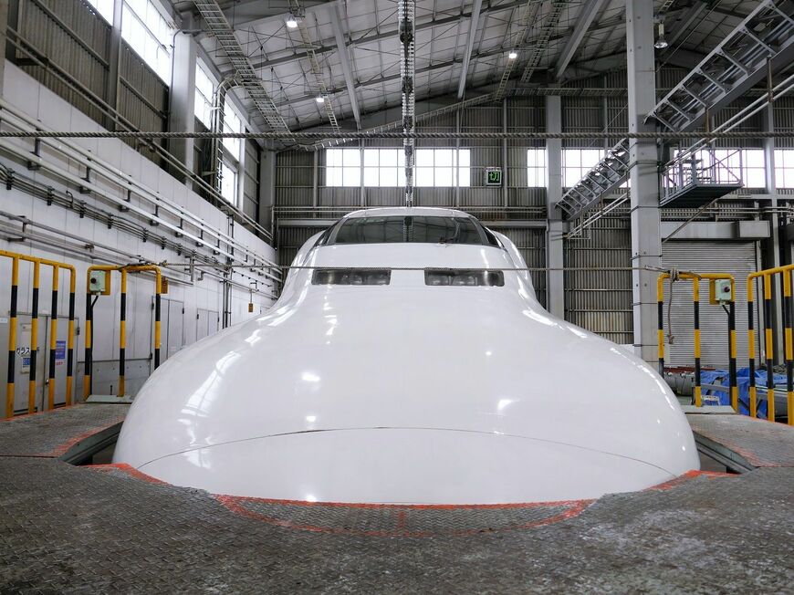 特別装飾を施す前の700系=2020年2月（記者撮影）