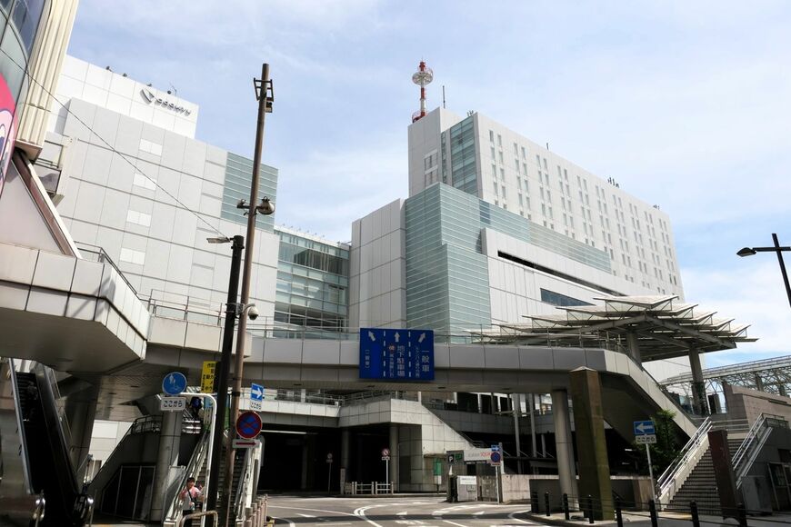 神奈川県相模原市の「南の玄関口」、小田急電鉄相模大野駅（記者撮影）