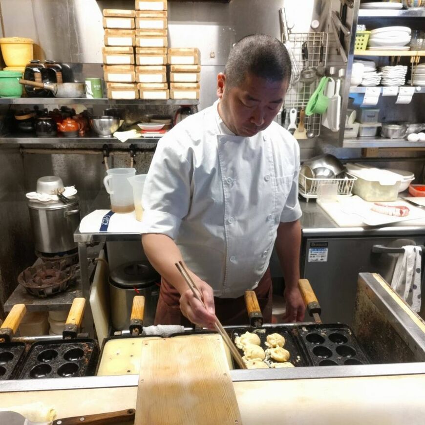 真剣な表情の大鳥氏。この仕事へのまっすぐな姿勢が、全力疾走につながったのだろう（著者撮影）