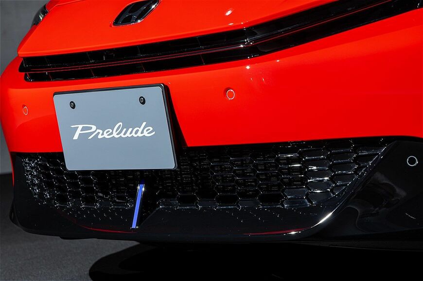 ホンダの新型「プレリュード」（写真：三木 宏章）