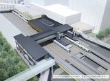 橋上駅舎と北口東西自由通路の完成予想パース（画像：JR東日本提供）