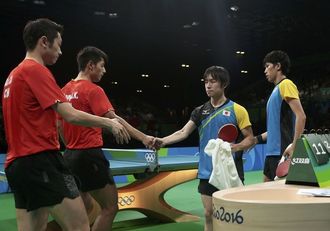 五輪＝卓球男子団体で日本が銀メダル、中国が3連覇
