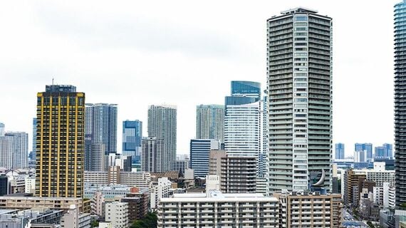 タワーマンションが立ち並ぶ街並み