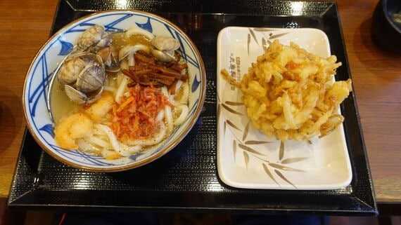 丸亀製麺 海鮮旨塩うどん