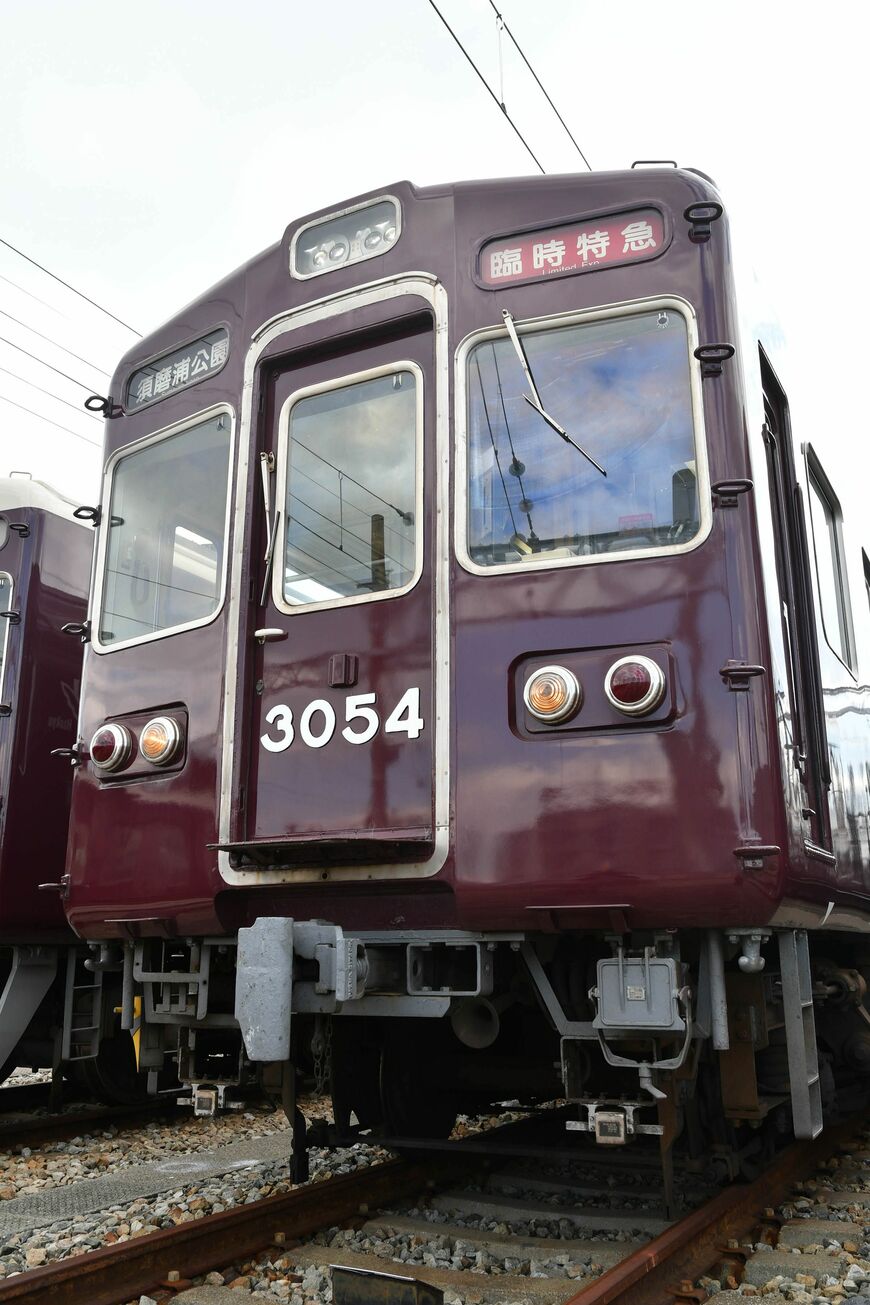 引退の日まで、車体はピカピカに保たれていた（筆者撮影）