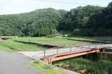 （新線）橋山駅が設けられる予定だった現在の北広島町橋山。用地買収や工事を行った形跡はない（筆者撮影）