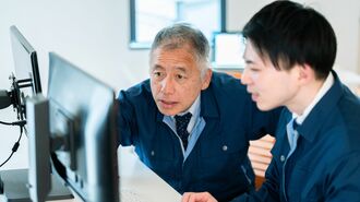 ベテラン　若手社員
