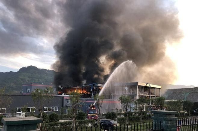 中国四川省の化学工場で爆発､19人が死亡