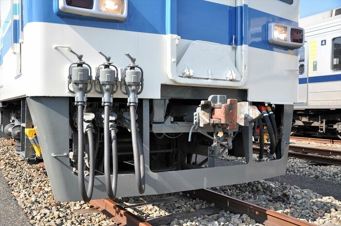 8506号の先頭部。連結器とその周辺