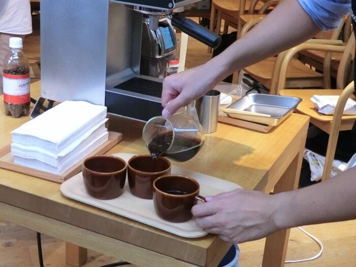 最適な温度で抽出されたコーヒー