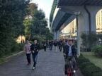 出現を察知し、"銀輪部隊"も駆けつけた