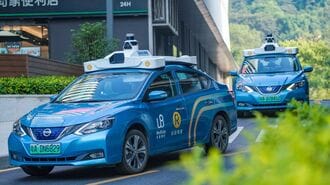 中国初､自動運転企業にタクシーの営業許可