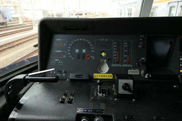 運転台の表示