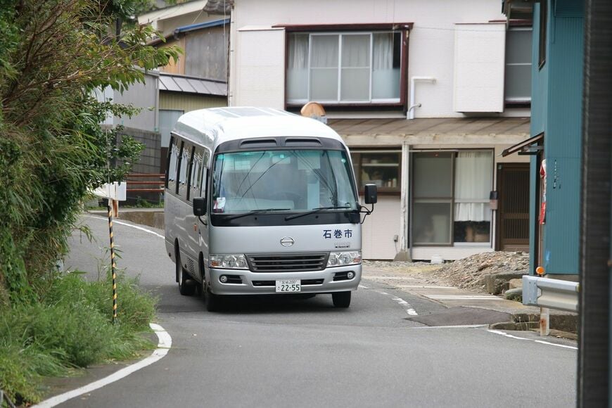 牡鹿地区市民バス網地島線（筆者撮影）