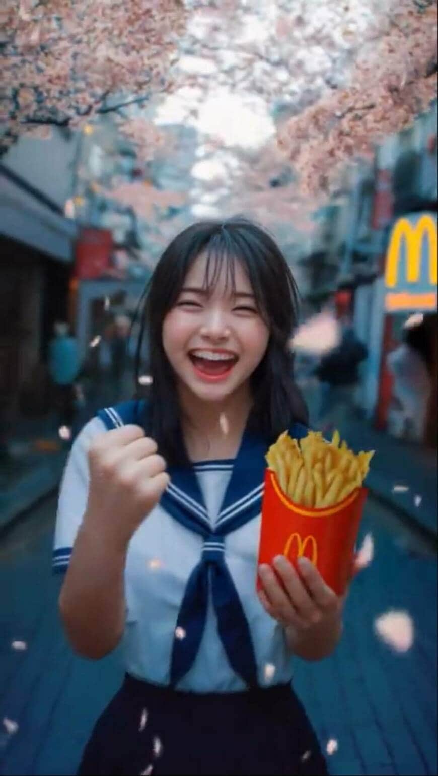 マクドナルドのAI広告