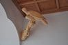楼門の天井を泳ぐカメの彫刻