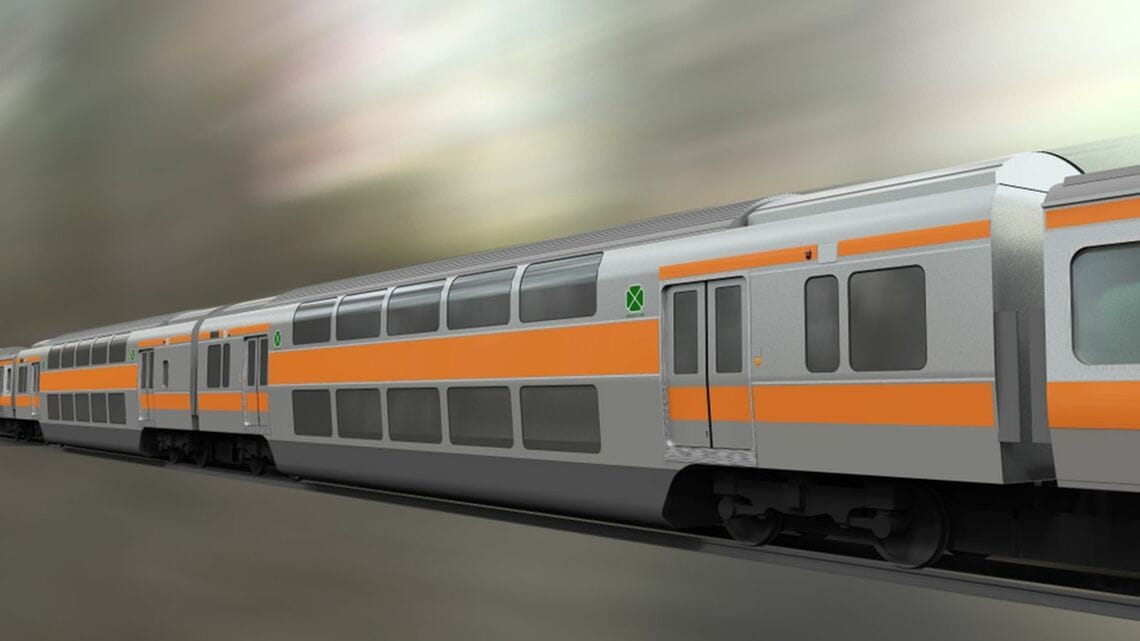 中央快速線に導入予定の2階建てグリーン車のイメージ（画像：JR東日本提供）